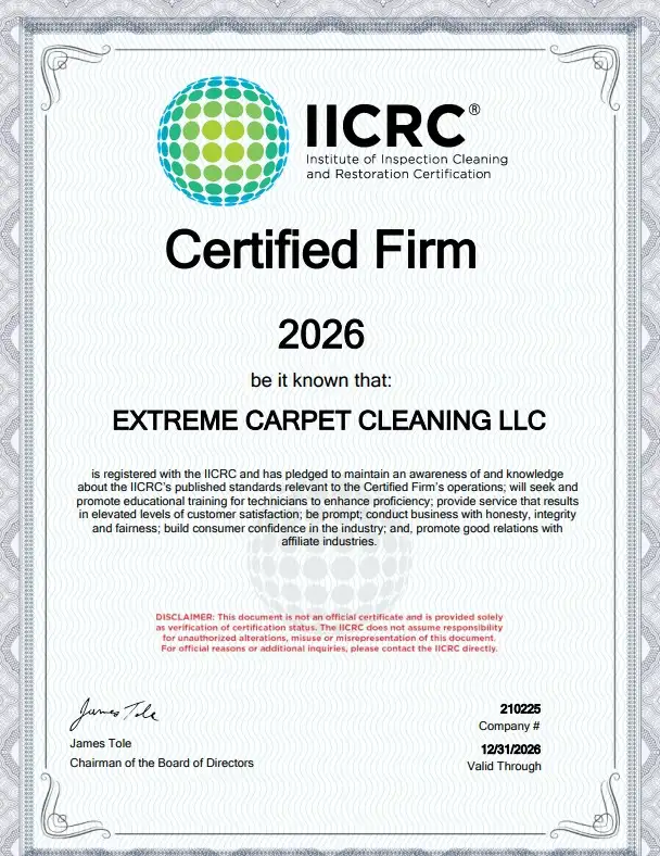 IICRC Certified Firm